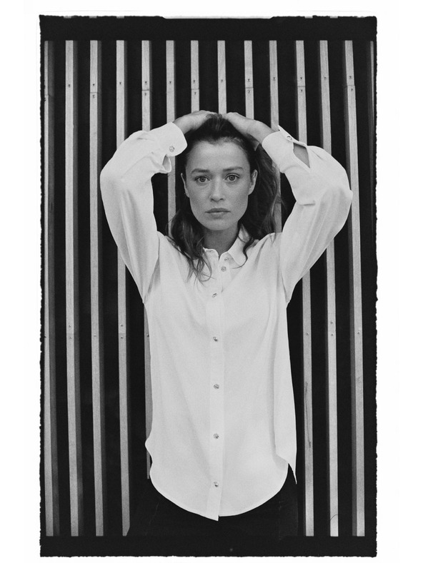 Moodo Biela dámska košeľa Moodo