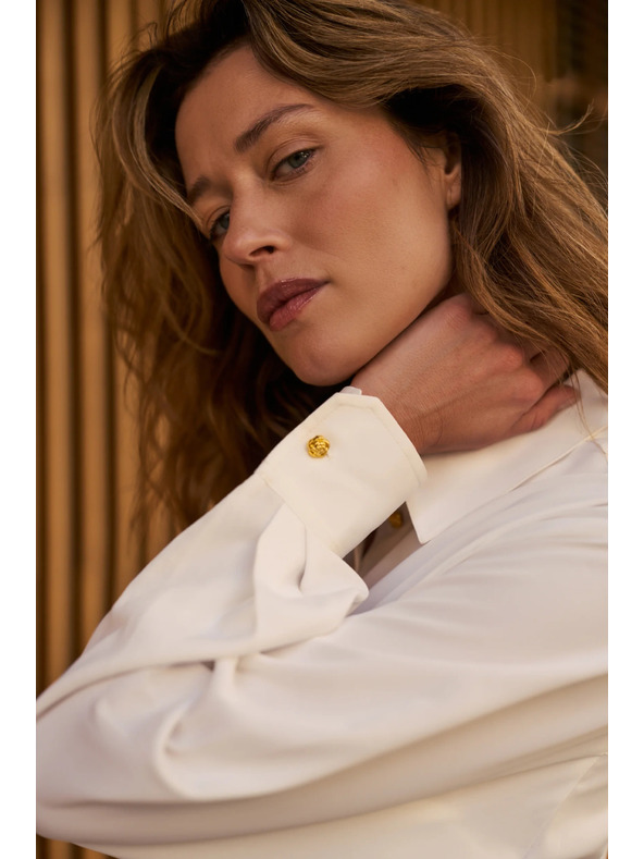 Moodo Biela dámska košeľa Moodo