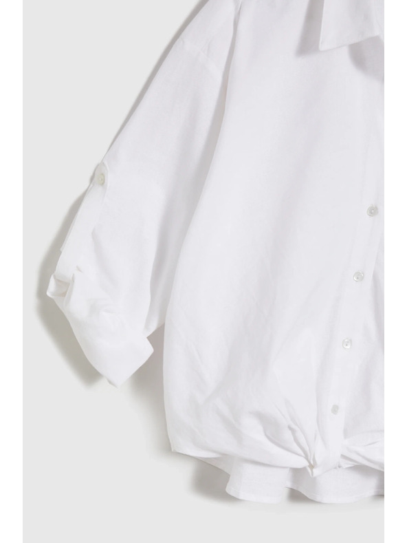 Moodo Biela dámska košeľa