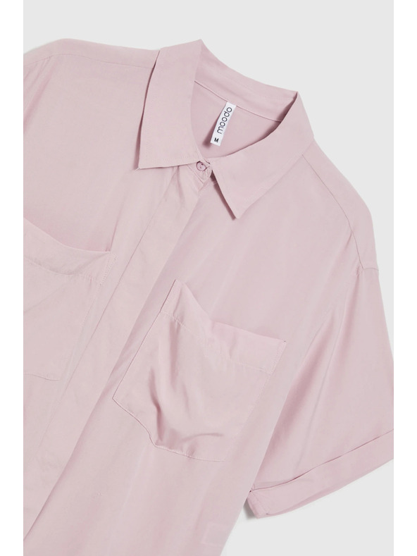Moodo Dámska košeľa Moodo – svetlo ružová
