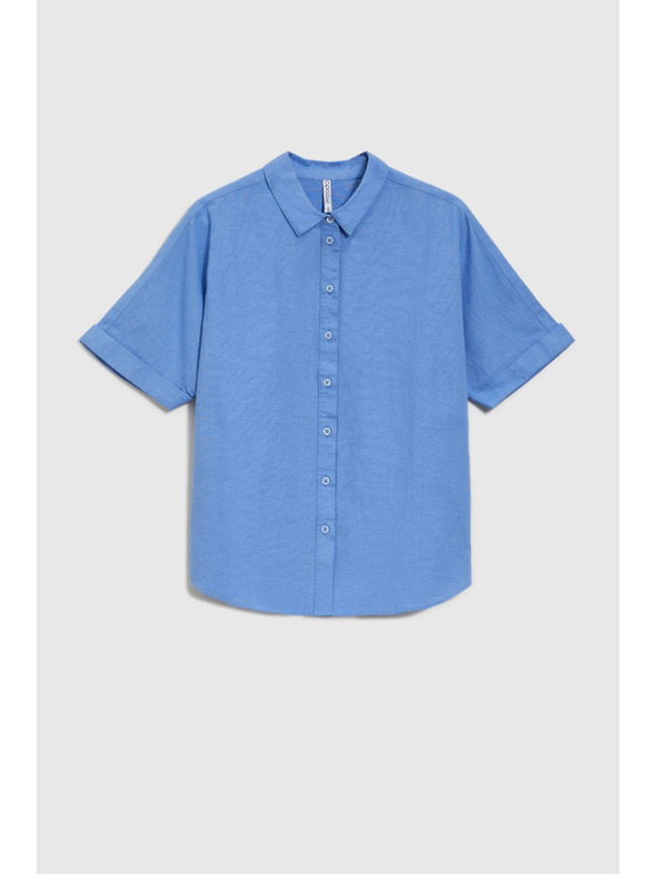 Moodo Dámska modrá košeľa