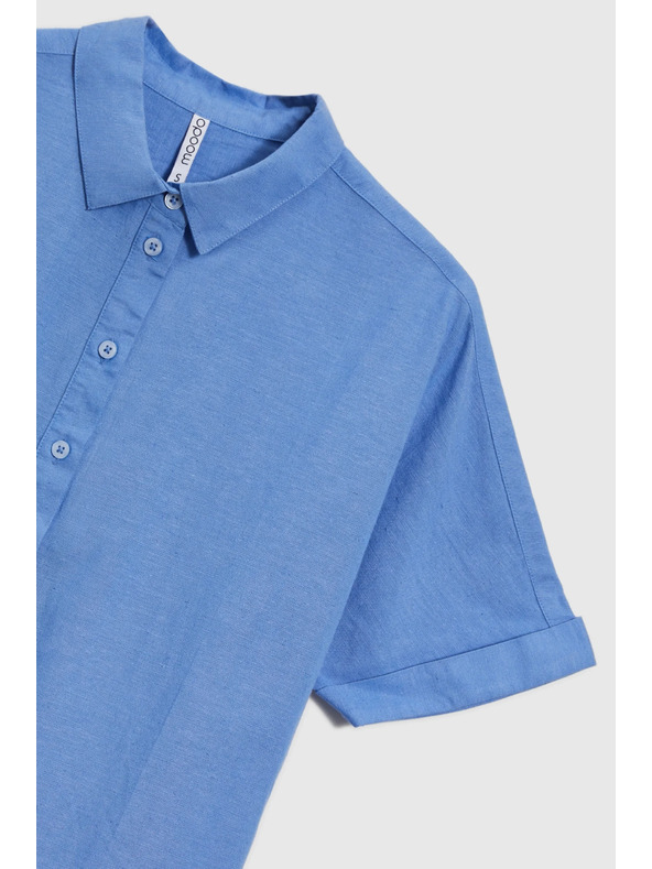 Moodo Dámska modrá košeľa