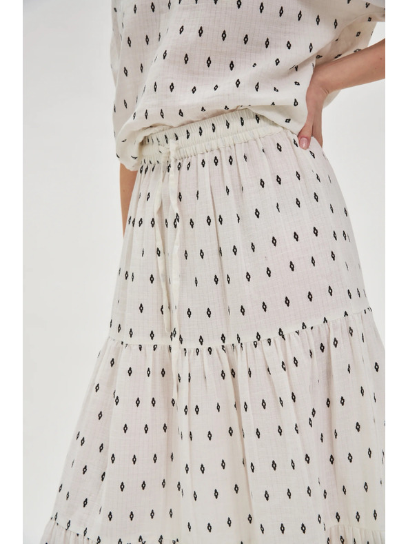 Moodo Dámska sukňa Moodo - biela