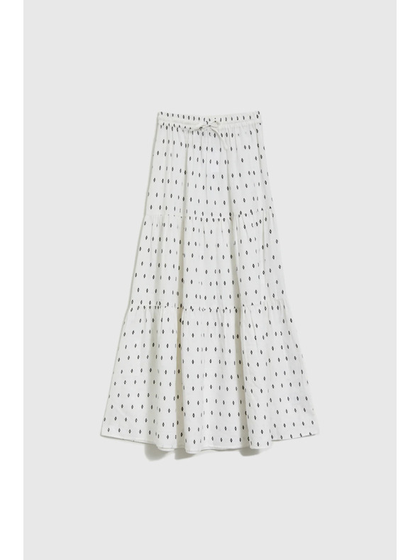 Moodo Dámska sukňa Moodo - biela