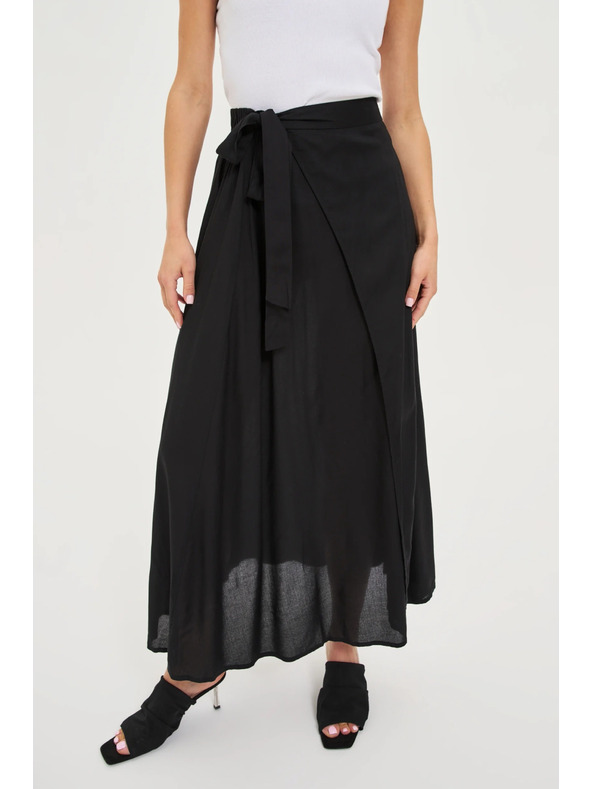 Moodo Dámska dlhá sukňa Moodo - čierna
