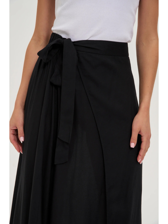 Moodo Dámska dlhá sukňa Moodo - čierna