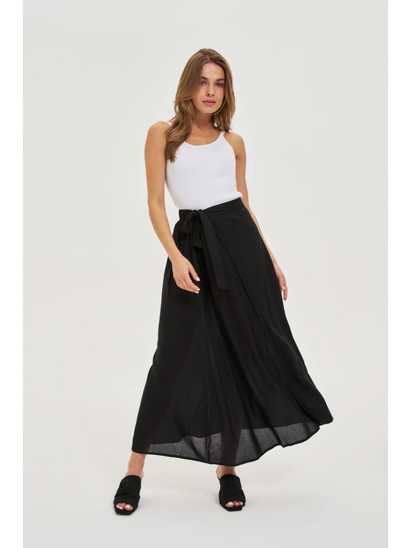 Moodo Dámska dlhá sukňa Moodo - čierna