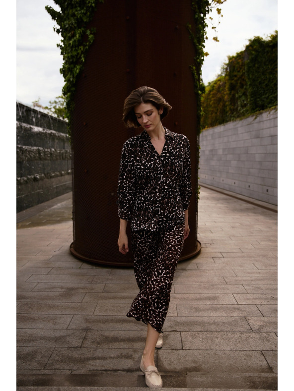 Moodo Dámska sukňa Moodo – hnedá