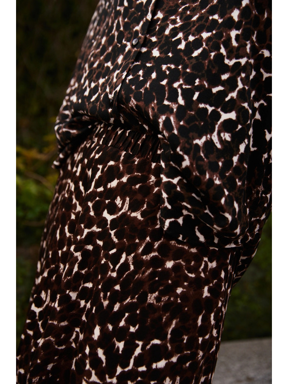 Moodo Dámska sukňa Moodo – hnedá