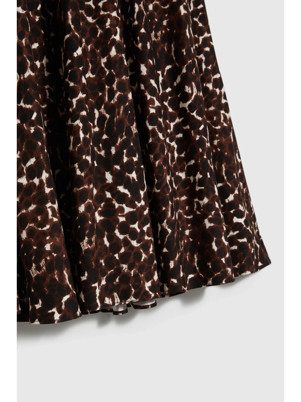 Moodo Dámska sukňa Moodo – hnedá