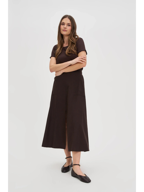 Moodo Dámska sukňa Moodo - hnedá