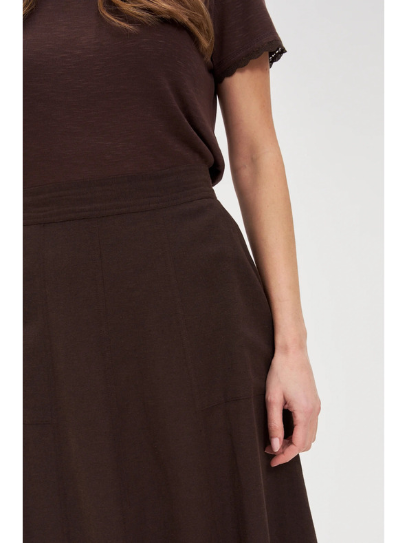 Moodo Dámska sukňa Moodo - hnedá