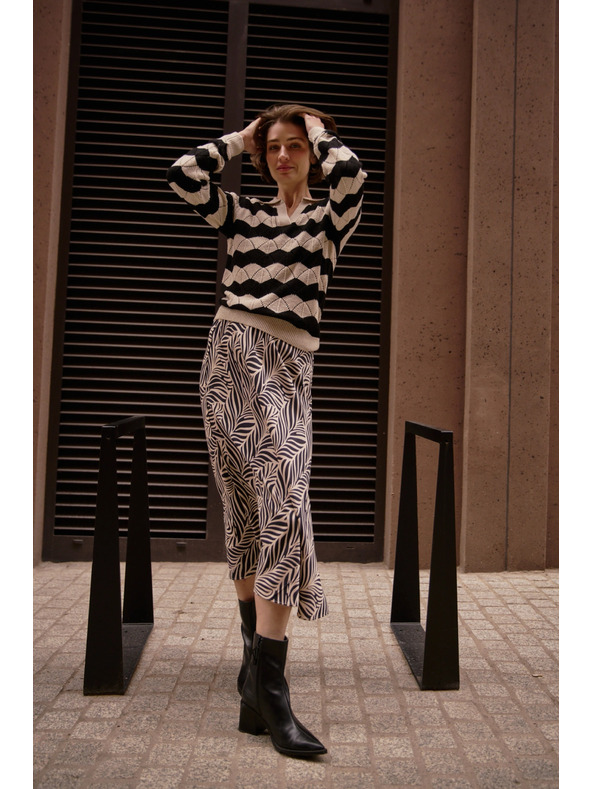 Moodo Dámska sukňa Moodo – námorná modrá