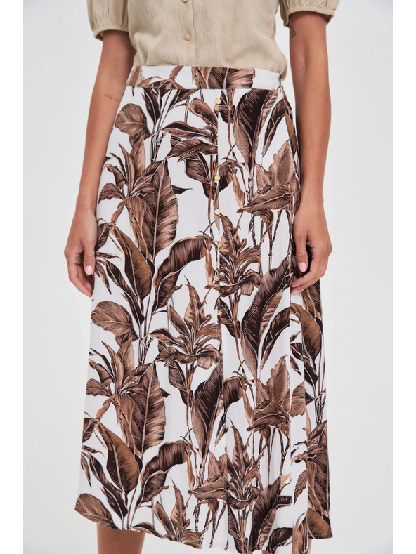 Moodo Dámska sukňa Moodo - hnedá