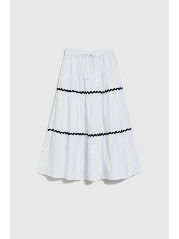 Moodo Dámska sukňa Moodo - biela