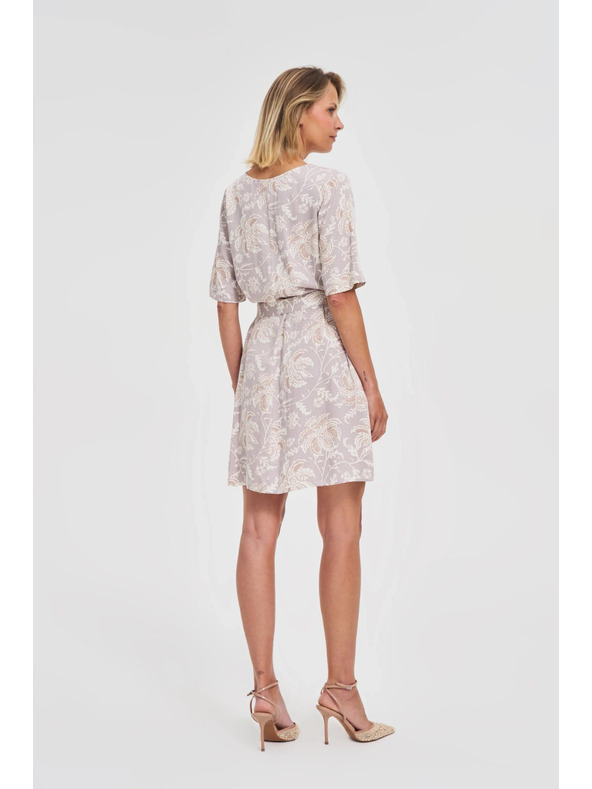 Moodo Dámske vzorované šaty Moodo s páskom