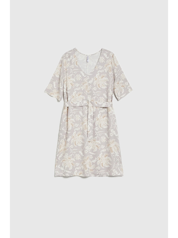 Moodo Dámske vzorované šaty Moodo s páskom