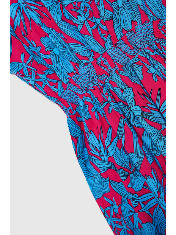 Moodo Dámske šaty Moodo ružovo-modré