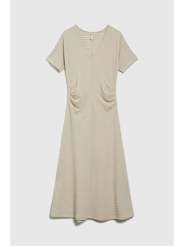 Moodo Dámske šaty Moodo - béžové