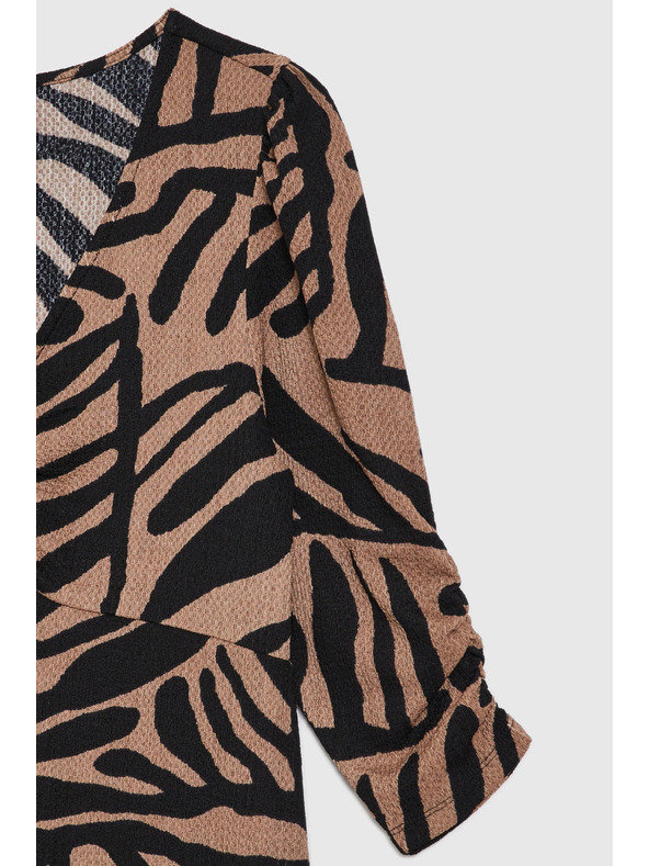 Moodo Dámske šaty Moodo – hnedé