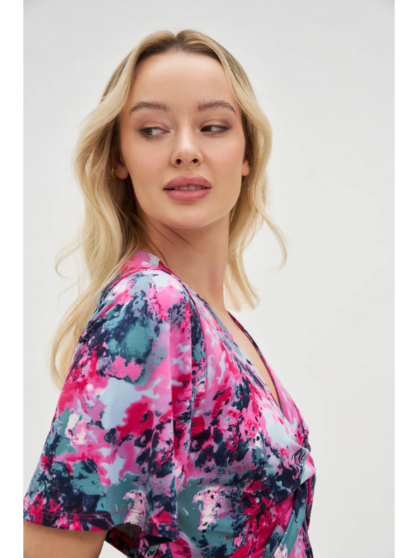 Moodo Dámske farebné šaty Moodo