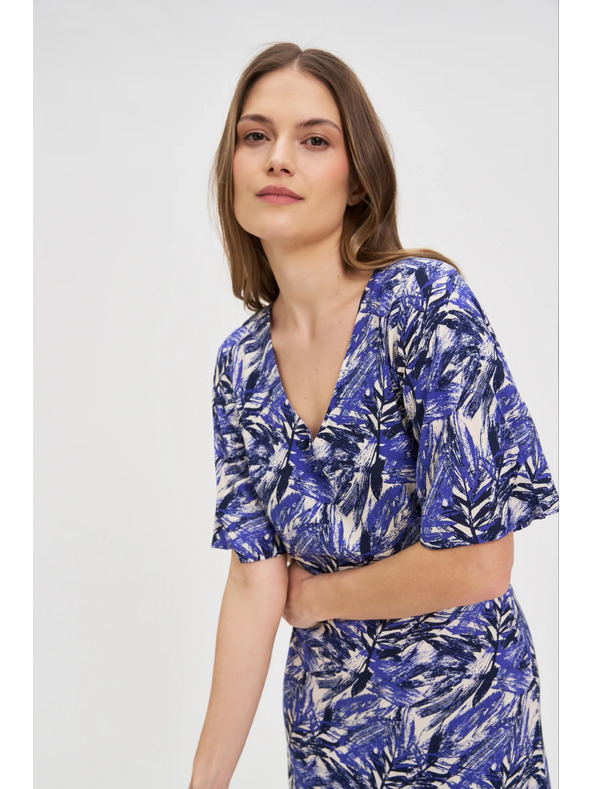 Moodo Dámske šaty Moodo - modré