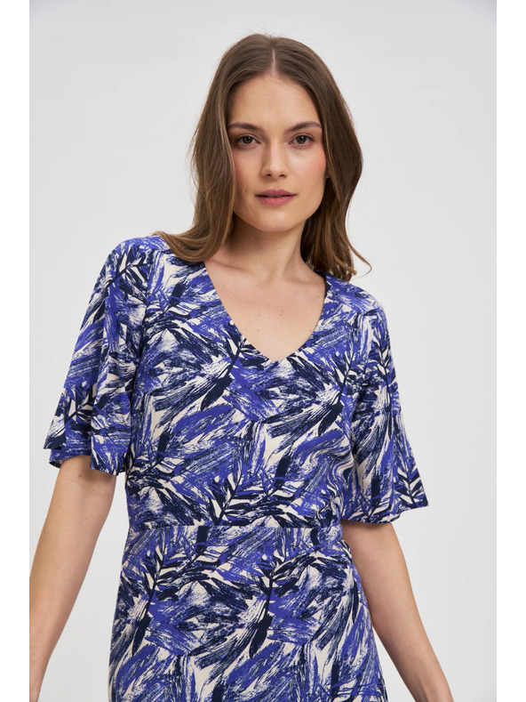 Moodo Dámske šaty Moodo - modré