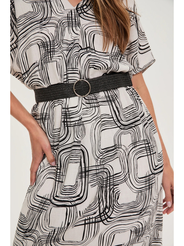 Moodo Dámske šaty Moodo s páskom