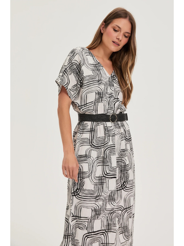 Moodo Dámske šaty Moodo s páskom