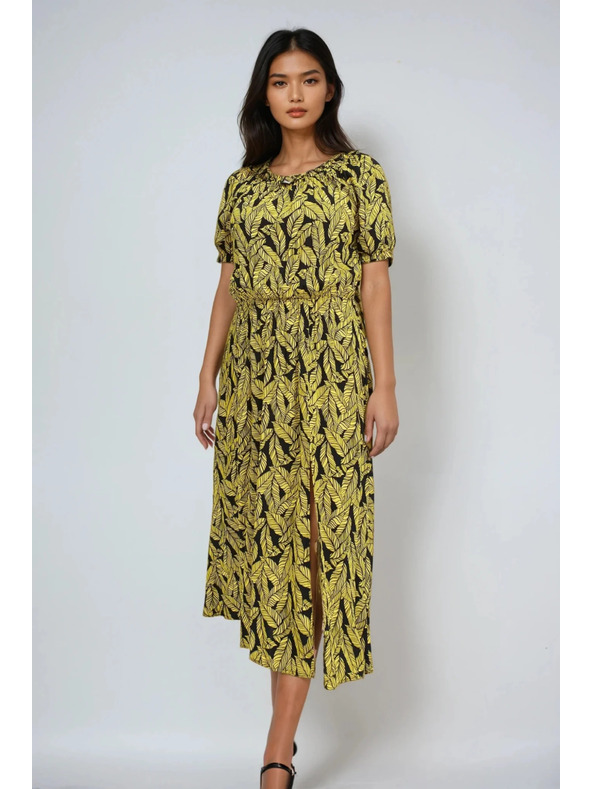 Moodo Dámske šaty Moodo - žlté