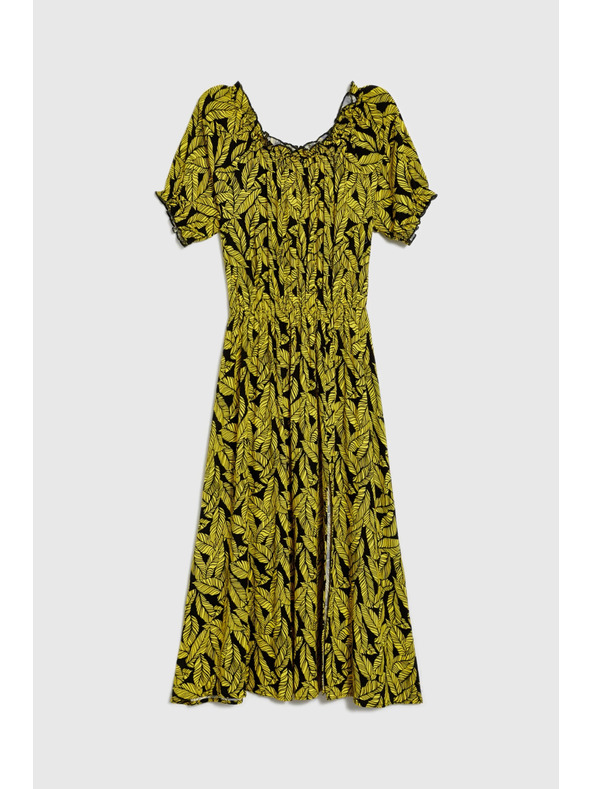 Moodo Dámske šaty Moodo - žlté