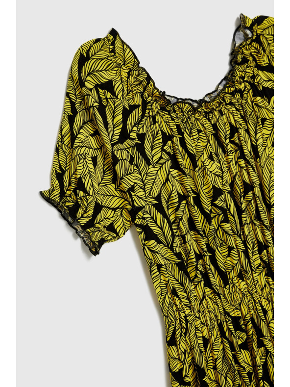 Moodo Dámske šaty Moodo - žlté