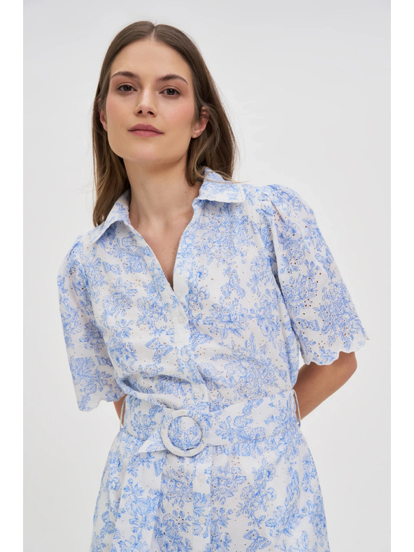 Moodo Dámske šaty Moodo - svetlomodré