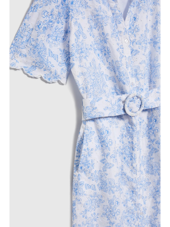 Moodo Dámske šaty Moodo - svetlomodré