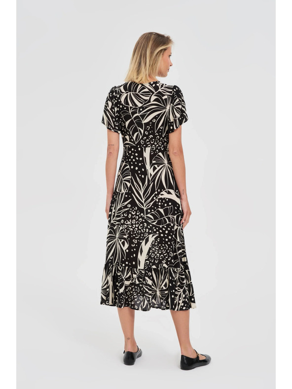 Moodo Dámske šaty s rozparkom