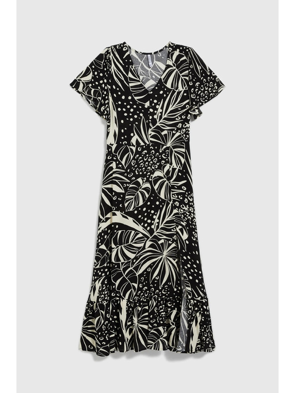 Moodo Dámske šaty s rozparkom