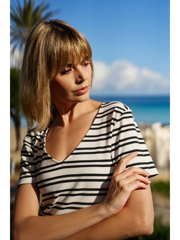 Moodo Dámske pruhované šaty Moodo