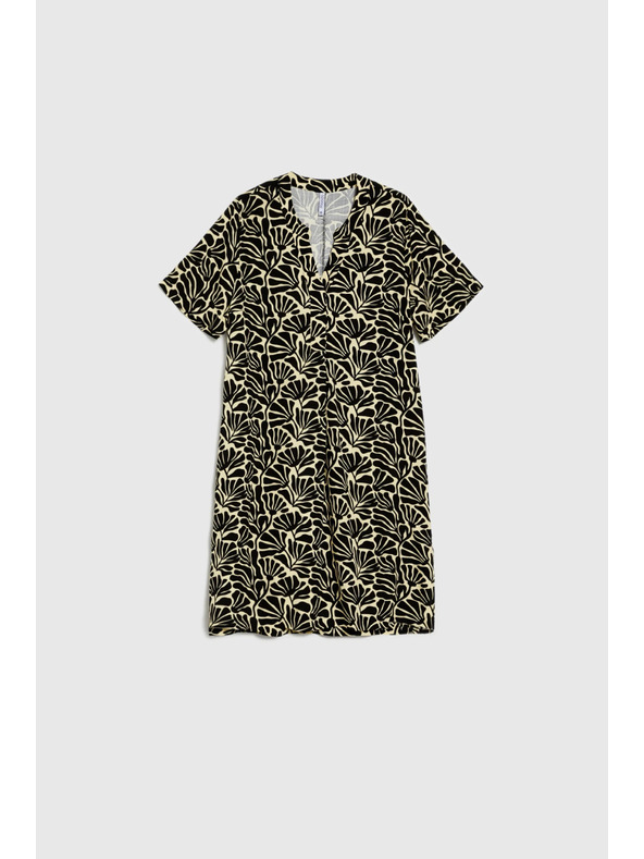 Moodo Dámske voľné vzorované šaty Moodo