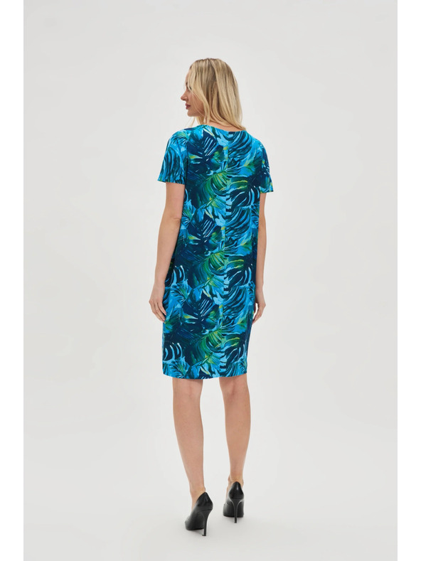 Moodo Dámske šaty Moodo - tyrkysové