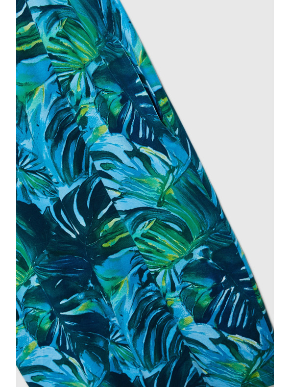 Moodo Dámske šaty Moodo - tyrkysové