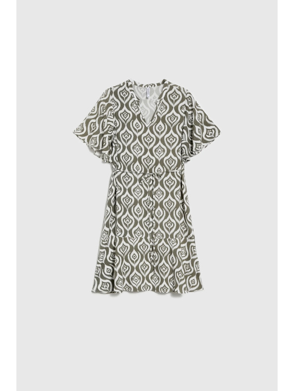 Moodo Dámske voľné vzorované šaty Moodo