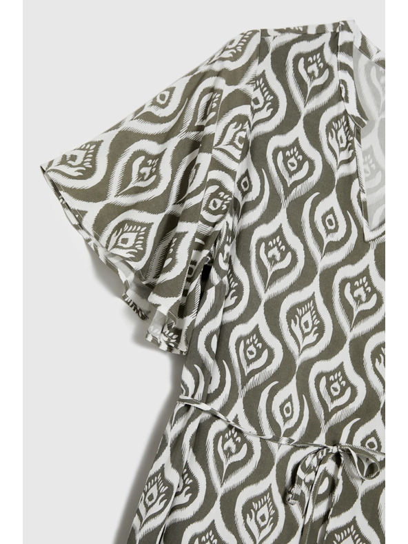 Moodo Dámske voľné vzorované šaty Moodo