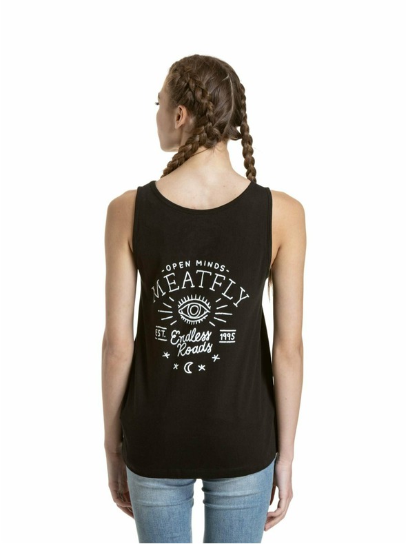 Meatfly Meatfly dámske tielko Hailey Black / White