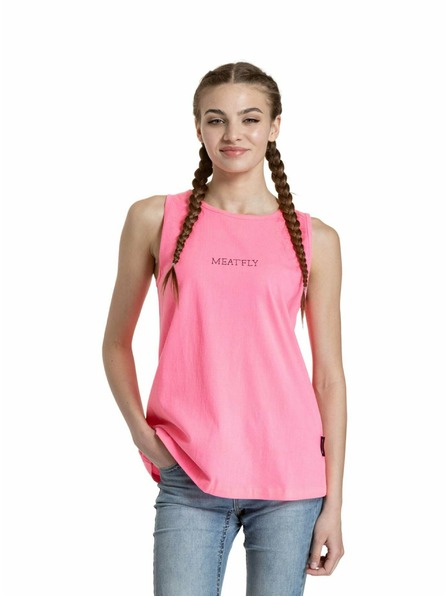 Meatfly Meatfly dámske tielko Hailey Neon Pink