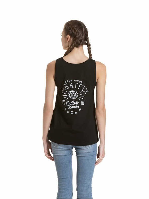 Meatfly Meatfly dámske tielko Hailey Tapioca / Black