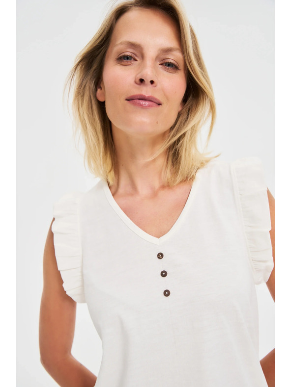 Moodo Dámske tričko Moodo - biele