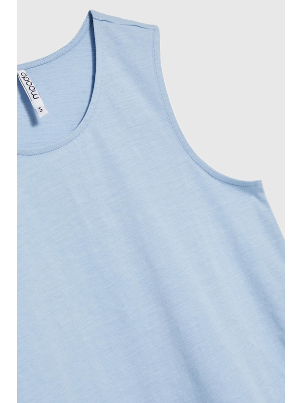 Moodo Dámske modré dlhé tielko