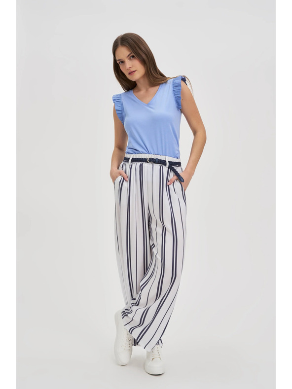 Moodo Dámske tričko Moodo s volánmi