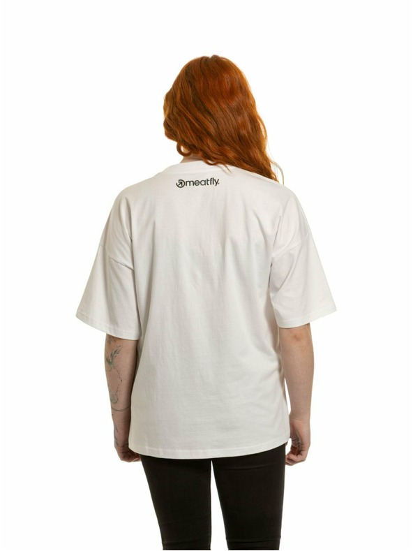 Meatfly Meatfly dámske tričko Vexey White Flowers