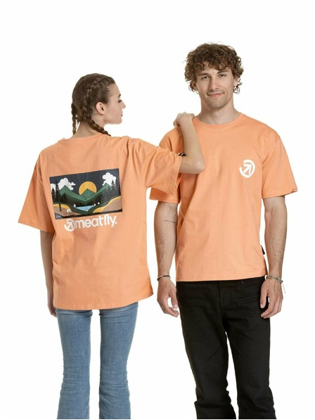 Meatfly Meatfly unisex tričko Cachuma Coral Mountains